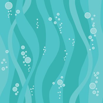 Seamless waves background vector image