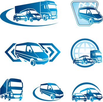 Transport sign graphics vector image