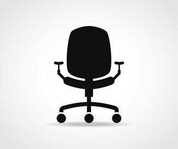 Office chair icon design Royalty Free Vector Image