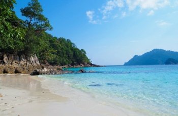 Tropical beach scenery, Andaman sea