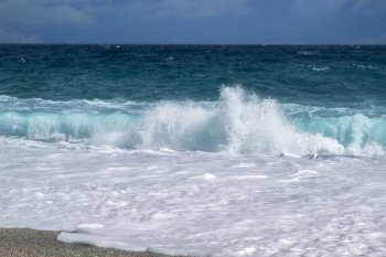 beach wave costa sand carboneras