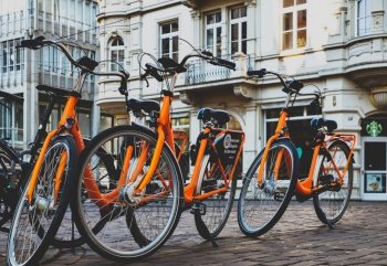 bicycle wheel to go biking tourism