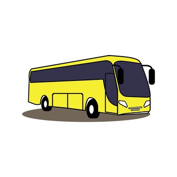 buses icon vector illustration logo design