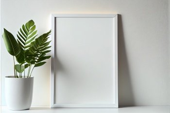 Empty picture frame with copy space for quotes, products, photos