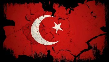Turkey Flag Background, Praying for Turkey