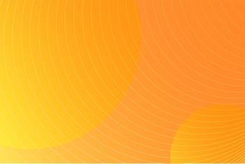 Abstract curve pattern orange color sunset for cover background. Vector illustration. circle multi line background