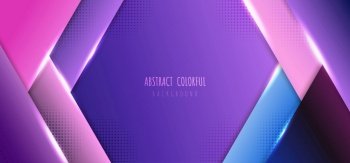 Abstract gradient colors template of paper cut halftone design. Overlapping artwork decorative background. Illustration vector