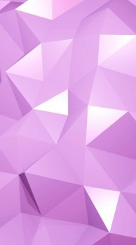 Abstract geometric pattern vertical pink background polygon triangle background brings the popularity and new trend of 3D rendering.
