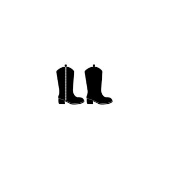 Boots icon vector illustration design template.