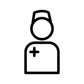 Illustration Vector graphic of Nurse icon