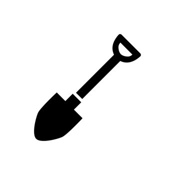 shovel icon vector design template