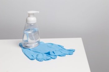 hand sanitizer protection gloves