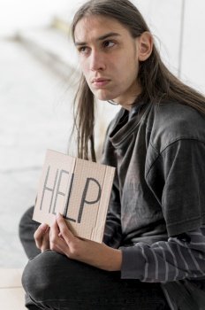 homeless person begging help 6