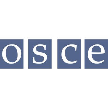 OSCE Organization for Security and Co-operation in Europe vector sign for print or website design.  Organization for Security and Co-operation in Europe