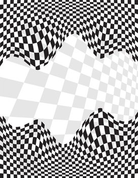 Checkered Background Design, Clean Vector Art Illustration