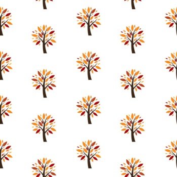 Abstract Vector Tree Seamless Pattern Background Illustration EPS10. Abstract Vector Tree Seamless Pattern Background Illustration