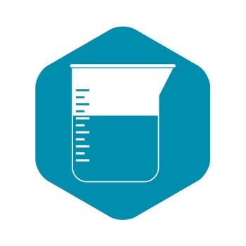 Measuring cup icon. Simple illustration of measuring cup vector icon for web. Measuring cup icon, simple style