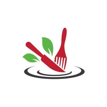 Restaurant icon logo vector design