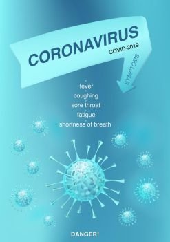 Coronavirus outbreak, stop corona 2019-ncov background, pandemic medical health risk concept. High quality vector illustration.