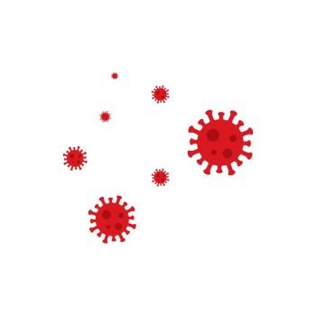 Coronavirus, covid-19 global pandemic vector template design