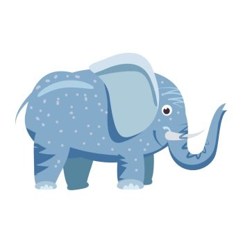 Cute elefant, animal, trend cartoon style vector. Cute elefant, animal, trend, cartoon style, vector, illustration, isolated on white background