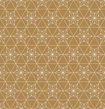 Japanese seamless geometric pattern .For design template,textile,fabric,wrapping paper,laser cutting and engraving.Fine lines.. Seamless geometric pattern based on japanese ornament kumiko .