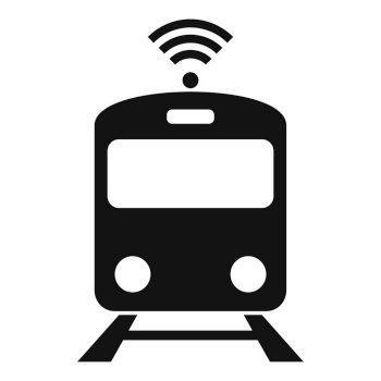 Metro wifi icon. Simple illustration of metro wifi vector icon for web design isolated on white background. Metro wifi icon, simple style