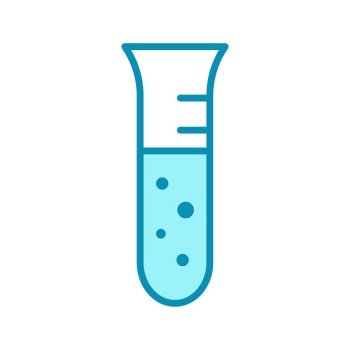 flask - lab icon vector design template