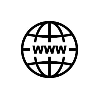 internet globe icon vector design template