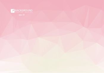 Pink White Light Polygonal Mosaic Background, Vector illustration, Business Design Templates	