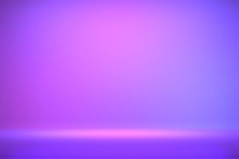 gradients purple and blue abstract geometric. 3D rendering