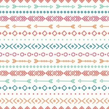 Hand drawn geometric ethnic seamless pattern. Wrapping paper. Scrapbook paper. Doodles style. Tiling. Tribal native vector illustration. Aztec background. Stylish ink graphic texture.. Hand drawn geometric ethnic seamless pattern. Wrapping paper. Scrapbook paper. Doodles style. Tiling. Tribal native vector illustration. Aztec background. Stylish ink graphic texture for design.