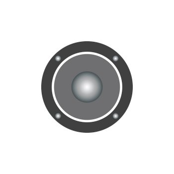 speaker sound professional icon vector template illustration design