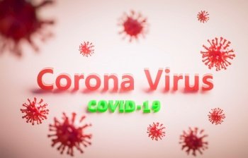 Abstract virus strain model of MERS-Cov or middle East respiratory syndrome coronavirus and Novel coronavirus 2019-nCoV with text on white background. Virus Pandemic Protection Concept. 3D illustration. Abstract virus strain model of MERS-Cov or middle East respiratory syndrome coronavirus and Novel coronavirus 2019-nCoV 3D illustration