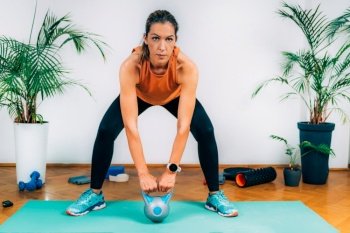Exercising with Kettlebell at Home