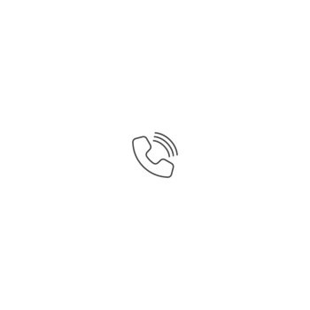 Phone call icon logo vector template
