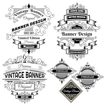 Vintage background label Design Template,Vector Illustration