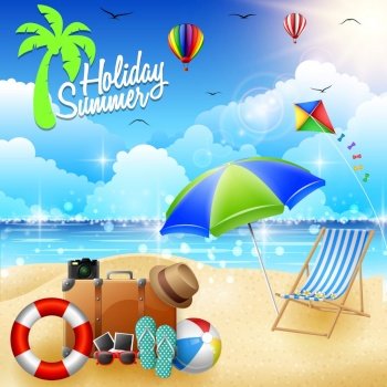 Summer holiday concept