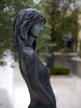 Close-up of a statue of a woman, Montenegro