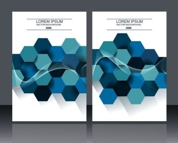 Abstract design templates brochures cover or  banners, flyers and posters with geometric shapes, vector. 