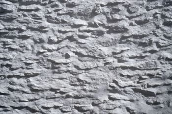 Whitewashed masonry wall in Granada at Alpujarras