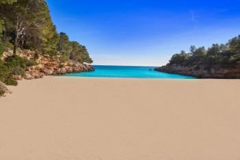 Cala Calafato Ametlla de mar beach in Costa dorada of Tarragona Catalonia L’ametlla