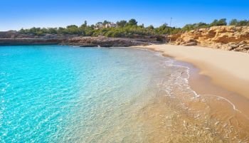 Ametlla de mar Cala Vidre beach in Costa dorada of Tarragona in Catalonia L’ametlla