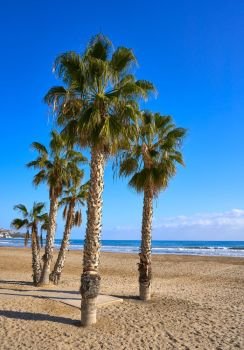 Benicassim Torre Sant Vicent playa beach in Castellon of Spain also Benicasim