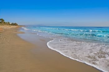 Oropesa de Mar beach in Castellon of Spain