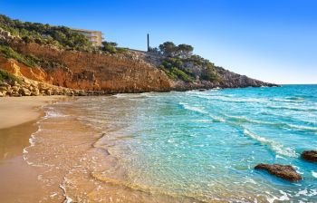 Cala Penya Tallada Salou beach in Tarragona of Catalonia