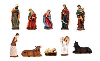 Image figures for the Nativity Portal isolated on a white background