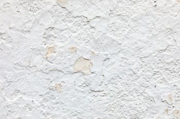 Wall cement surface with worn paint