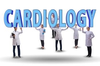 Telehealth concept with cardiology doctors