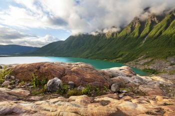 Picturesque landscapes of the Norway